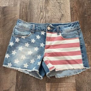 American flag shorts